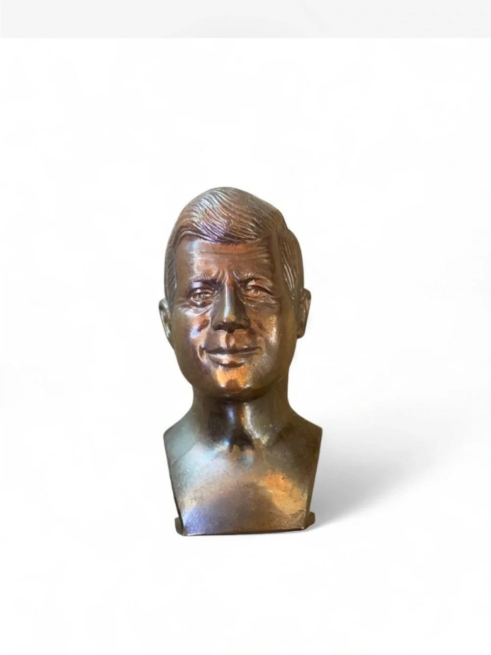 Bronze-Tone John F Kennedy Bust Sculpture - Home Accents